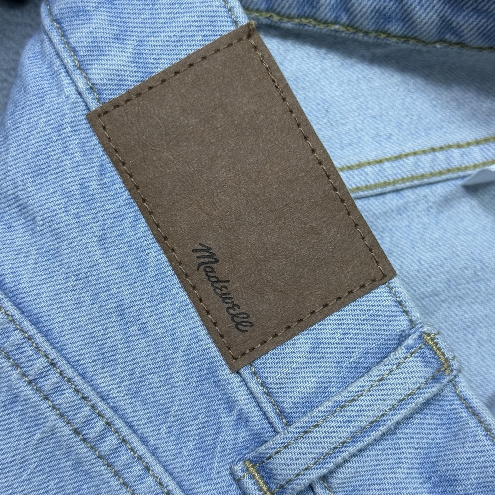 Madewell Jeans Womens 24x33 The Dean Easy Straight Jean ButtonFly Light Wash USA - Picture 6 of 10